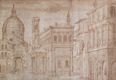 Architectural Capriccio by Baldassare Lanci